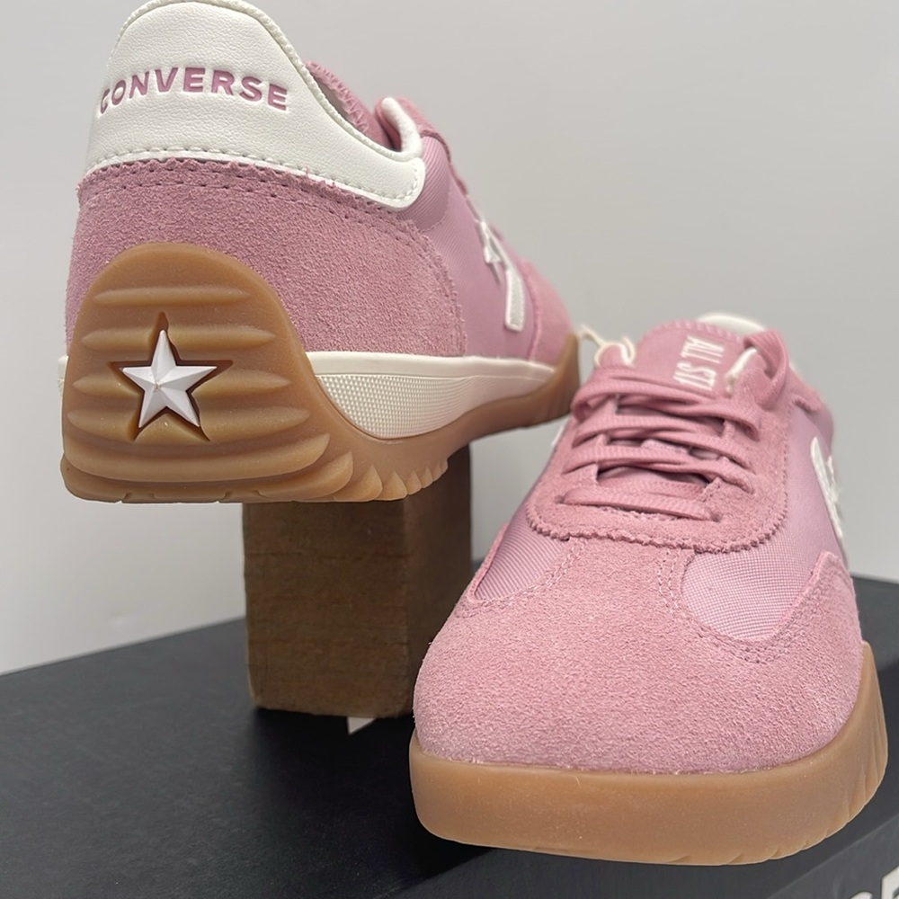 Converse Men’s RUN STAR TRAINER OX LOTUS PINK/EGRET/WHITE A13362C Sneakers - Picture 9 of 16
